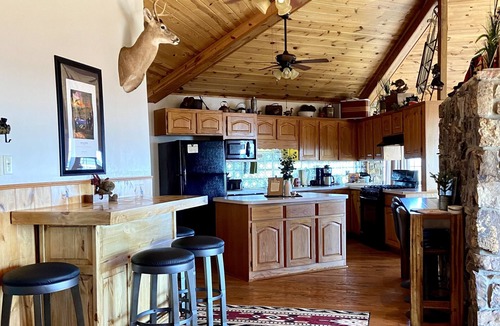 Smithville Cabin | Fantastic mountain views, game room, 16 acres, high speed Internet and privacy.