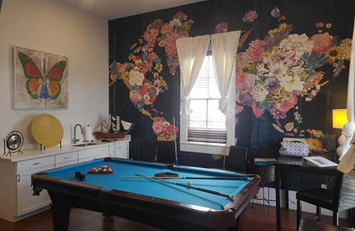 Saint Claude House | Flower Pool Hall- 9 Beds/4BA NOLA Style, Fenced in Yard, Karaoke Machine & Grill