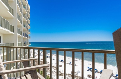 Lower Grand Lagoon Condo | Free Beach Package | Huge Balcony | Steps to Beach | FLPCB98