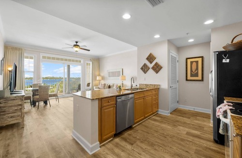 Upper Grand Lagoon Condo | FREE Daily Golf! Reflections 506 Amazing Views, Heated Resort Pool & Hot Tub!