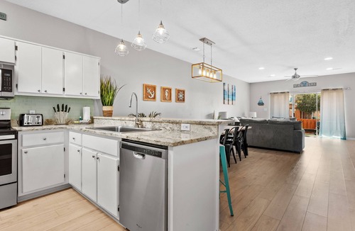 Miramar Beach House | Gem Beach House Steps to Beach & Pool + Optional Golf Cart
