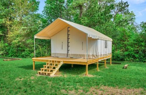 Coldspring House | Gorgeous Safari Tent Perfect for an Eco Glamping Getaway in Coldspring, Texas
