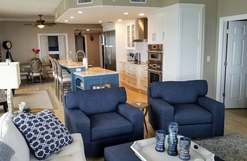 Thomas Drive Condo | Gulf Crest 2007; Flag Ship Unit; Exquisitely Decorated; Huge wrap around Balcony