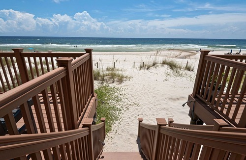 West Panama City Beach House | GULF FRONT, Close to Pier Park - Walk Directly Onto the Beach! NO ELEVATORS!