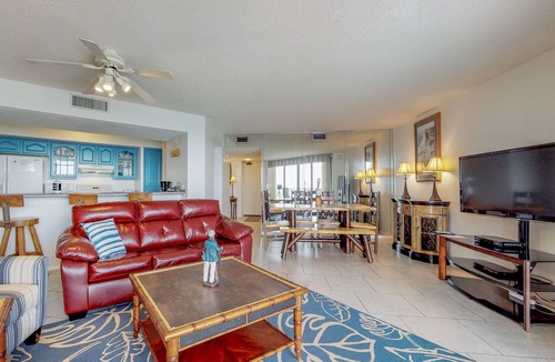 Gulf Lagoon Beach Condo | Gulf-front condo w/view, 3 resort pools, tennis & 1,500 ft of resort beachfront
