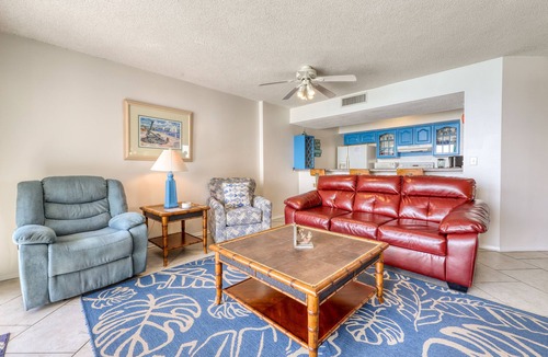 Gulf Lagoon Beach Condo | Gulf-front condo w/view, 3 resort pools, tennis & 1,500 ft of resort beachfront