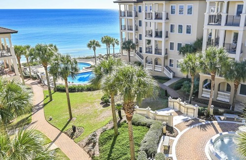 Santa Rosa Beach Condo | Gulf Front Condo! Stunning Views and Gourmet Kitchen! Two Gulf Front Pools!