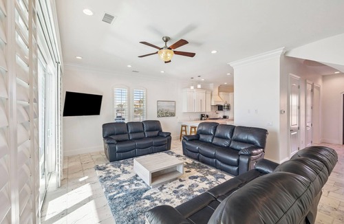 Delos House | Gulf Front Home with Private Pool, In-Home Elevator and Movie Theatre