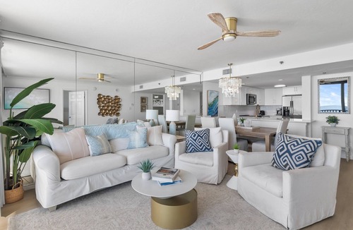 Beach District Condo | GULF FRONT renovated condo with Stunning Views 'Casa del Mare'