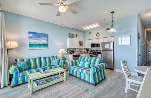 Gulf Place Condo | Gulf Place Cabanas 406 - Book Spring/Summer Vacation Now! - Quiet Top Floor - Gulf View!