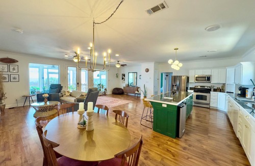Ocean Springs House | GULF SERENITY - Beachfront Home with a Lift & Private Beach!