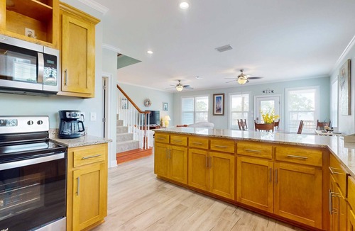 Audubon Place Condo | Gulfview duplex with loft, full kitchen, and washer and dryer.