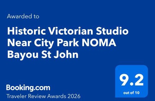 Bayou St. John House | Historic Victorian Studio Near City Park NOMA Bayou St John
