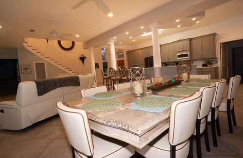 Mary Esther House | Intracoastal Bay Villa with 500 ft of waterfront! Sleeps 14