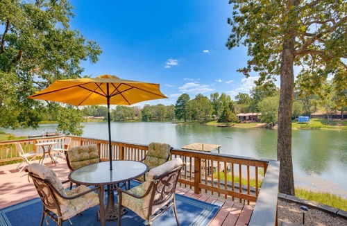 Kilgore House | Kilgore Lakefront Home w/Private Dock & Pier!