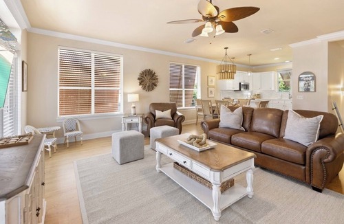 Summer Breeze House | Laguna Cove Pcb Beach Home 1 Block to the Beach, 1 Block to Mcguires! 5 Bedroom