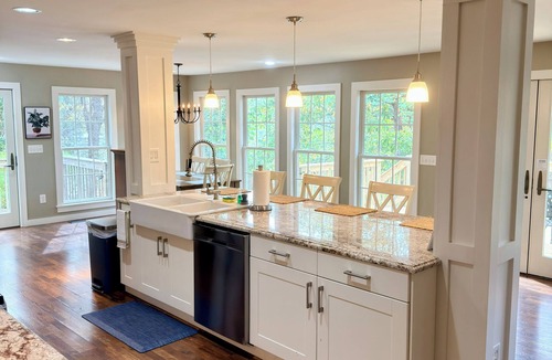 Northport House | Lake Tuscaloosa Home with Dock, Fire Pit Terrace, and Game Room!