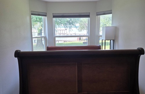 Jewett House | Lakefront house with boat house.