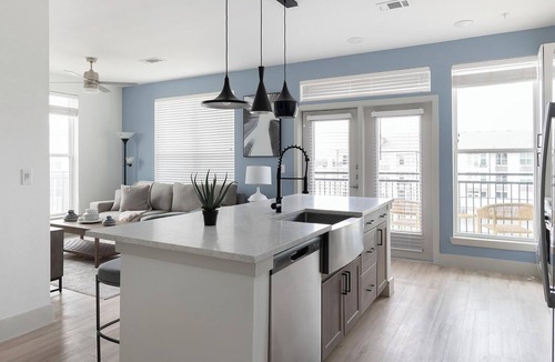 Garland Apartment | Landing | Stylish 2BD, Clubhouse, Gym