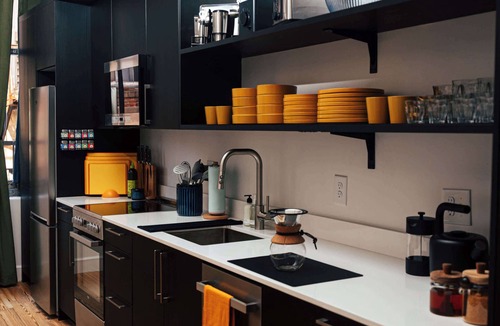 Central City Apartment | Loft 309 @The William | Records, Brick & Character
