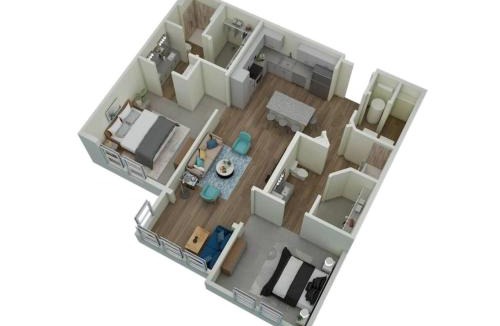 Pelham Apartment | Lux 2 BR with private 2 bath Mins to Oak Mtn St Park)