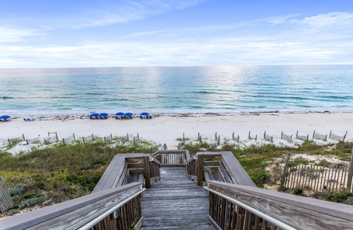 Seacrest Condo | Lux Gulf Front Condo | Pool | Private Beach | Seacrest