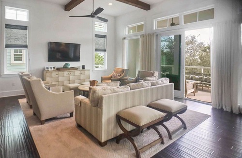 Inlet Beach House | Luxe Home w Private Beach Access Bikes Comm Pool