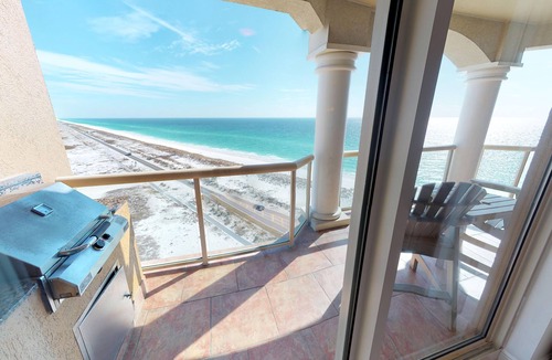Pensacola Beach Condo | Luxurious Portofino Resort Condo, Panoramic Ocean Views, 8 Pools, Steps From The Beach!