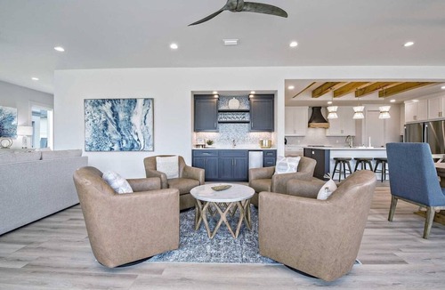 Gulf Shores House | Luxury Casa Laguna Key 6 bedroom house steps to the beach and pool by Prickett Properties