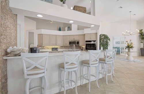 South Gulf Cove House | Luxury Port Charlotte Waterfront Home – Pool & Spa!