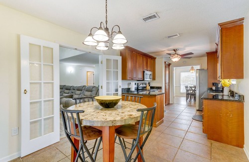 Mary Esther House | Mary Esther Home with Private Pool & Fireplace!