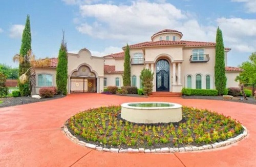 Plano Villa | Mediterranean villa on acre lot in W Plano-5 mins from Legacy West, Frisco Star,