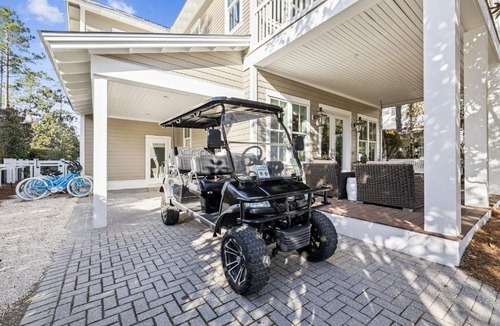 Watercolor House | 'Mirasol House' - Pool Golf Cart - WaterColor, FL - 4BR 4BA Bonus Bunk - Sleeps 12 home