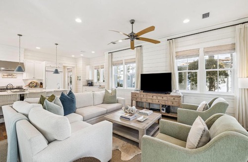 Watercolor House | 'Mirasol House' - Pool Golf Cart - WaterColor, FL - 4BR 4BA Bonus Bunk - Sleeps 12 home