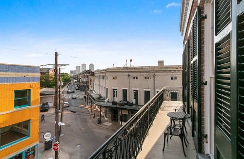 Faubourg Marigny Apartment | Modern Marigny Apt with Balcony & views of The French Quarter.