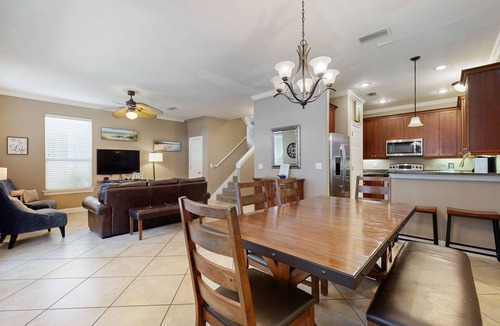 Villages of Crystal Beach House | Nautical home in gated community with pool, hot tub & beach access