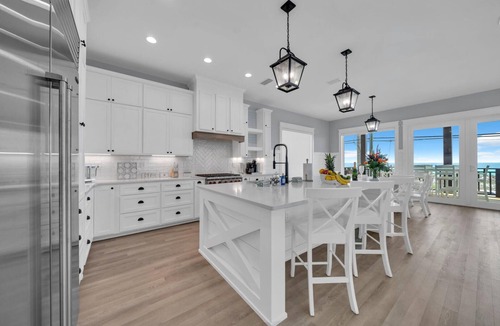 Sunnyside On The Gulf House | New Coastal Craftsman Masterpiece. 9 BR/11BA, Private Pool & Hot Tub, Gulf View