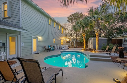 Frangista Beach House | ★ New Listing Discount! + Steps 2 Private Beach + Private Pool + Golf Cart Incl★