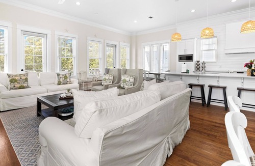 Inlet Beach House | NEW Spacious Home with Bikes, Private Beach Access and Community Pool