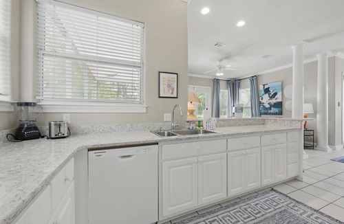 Village of Sugar Beach House | Newly Remodeled Downstairs! Pet Friendly! Heated Private Pool! Near Beach!