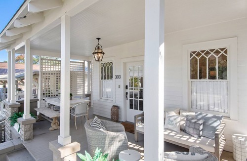 Old Town Cottage | Newly Renovated Historic Cottage in Olde Town BSL-One Block from Beach & Dining
