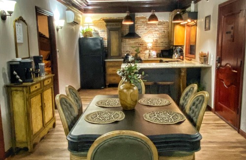 Ashland Apartment | Night Deposit- 2 bedroom apartment in historic bank on the town square- sleeps 6