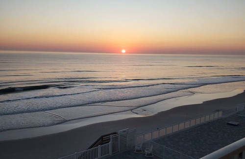 Daytona Beach Condo | Ocean front Oasis. Pool is OPEN. Cozy Ocean front views of Daytona Beach.