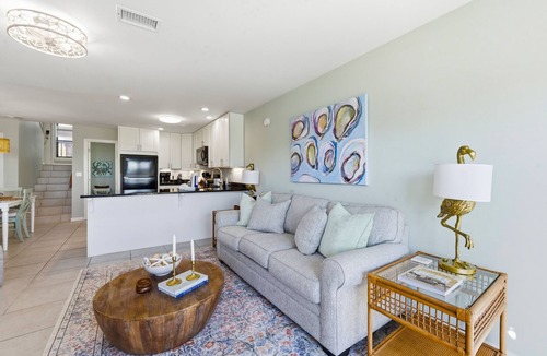 East End House | Ocean Mile K-6 ~ Salty Smiles! Offers unobstructed pool front and Gulf views! Newly renovated!
