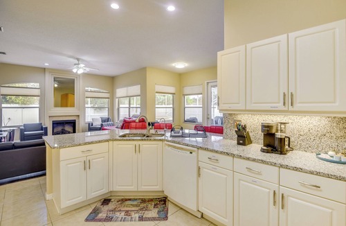 Palm Coast Cottage | Palm Coast Retreat w/Heated Pool & Private Patio!