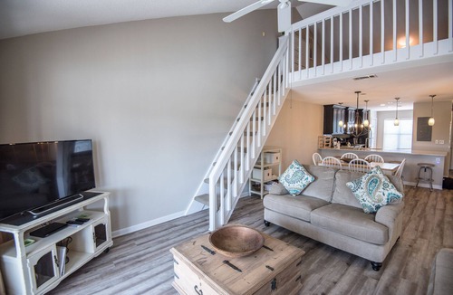 Dune Allen Beach Condo | Palms North #2B- Deeded beach access, pool, on Dune Allen beach