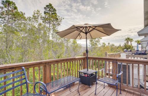 Thomas Drive House | PCB Townhome with Deck and Pool Access 3 Mi to Beach!