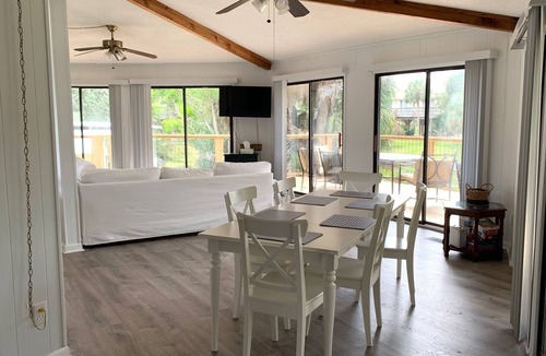 Alligator Point House | Peaceful beach in a boating and fishing Paradise. Short walk to beach!