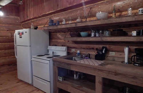 Greensboro Cabin | Peaceful, Rustic Log Cabin with fishing.