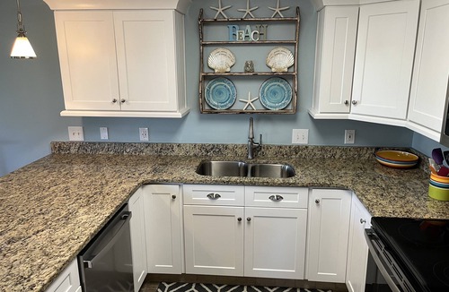Gulf Place Condo | Perfect Beach Getaway! 2 BR 2 BA Ground floor End Unit! Steps From The Beach!
